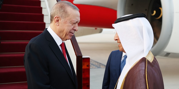 Başkan Erdoğan Katar'a geldi