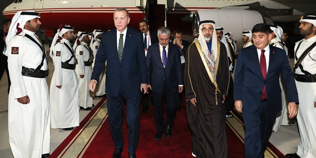 Başkan Erdoğan Katar'a geldi