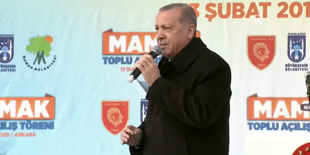 Erdoğan Mamak'ta sert konuştu! 