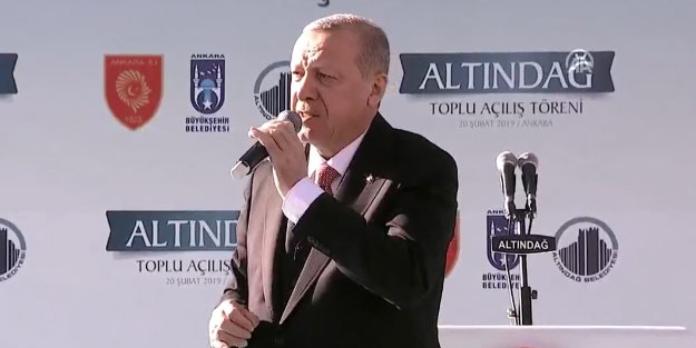 Erdoğan Altındağ'da açıkladı! 