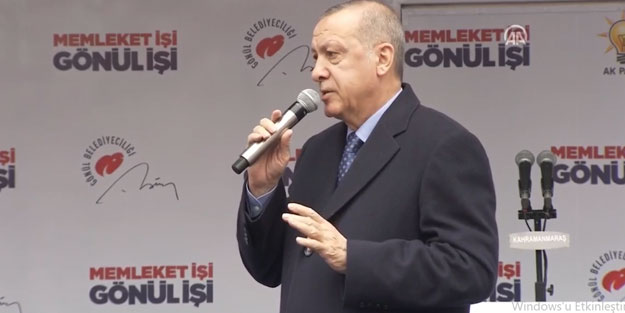 Erdoğan Kahramanmaraş'ta müjdeleri art arda sıraladı