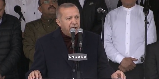 Başkan Erdoğan Kuzey Yıldızı Camii'ni açtı