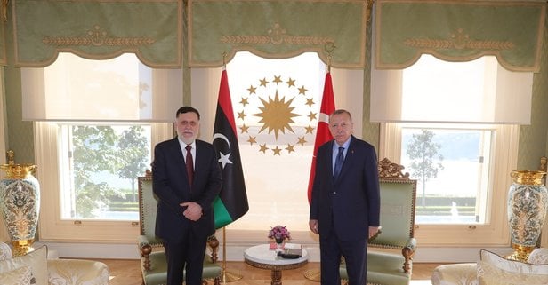Başkan Erdoğan, Libya Başbakanı Fayiz es-Serrac'ı kabul etti