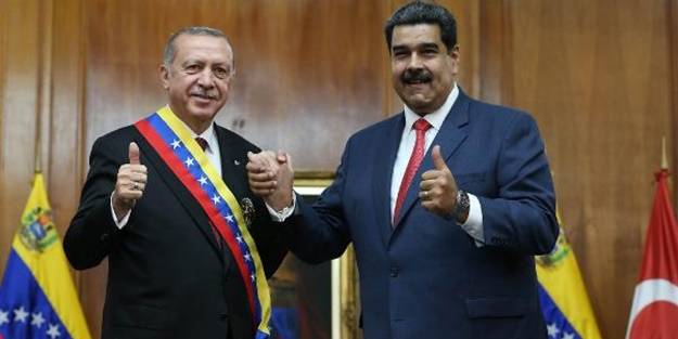 Başkan Erdoğan Maduro ile görüştü