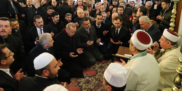 Başkan Erdoğan mevlide katıldı