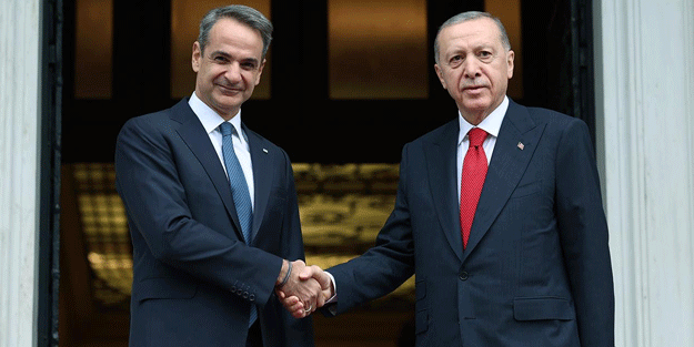 Başkan Erdoğan, Miçotakis ile görüştü