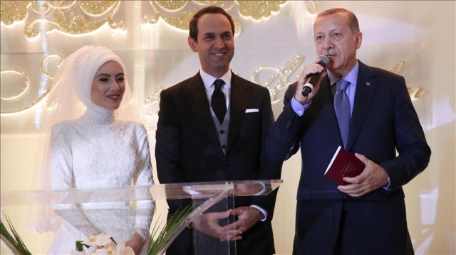Başkan Erdoğan nikah şahidi oldu
