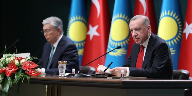 Başkan Erdoğan ortak basın toplantısında konuştu: Hedef 10 milyar dolar