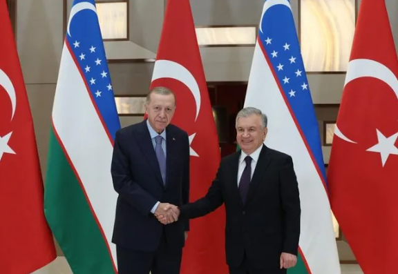 Başkan Erdoğan Özbekistan Cumhurbaşkanı Mirziyoyev ile görüştü: "İsrail'i durduracak adımların atılması gerek"
