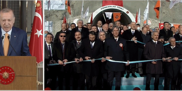 Başkan Erdoğan, Pirinkayalar Tüneli açılış töreninde konuştu