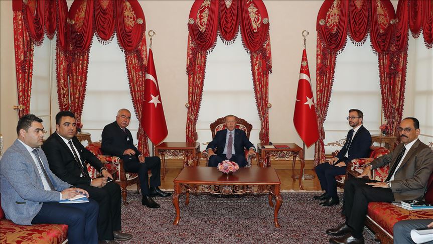 Başkan Erdoğan, Raşit Dostum'u kabul etti