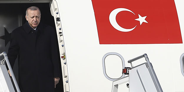 Başkan Erdoğan Rusya'ya gitti