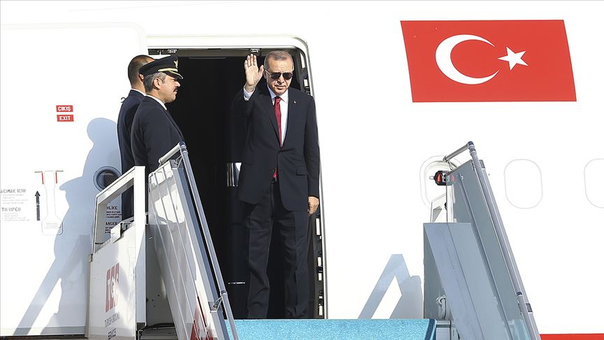Başkan Erdoğan Rusya'ya gitti