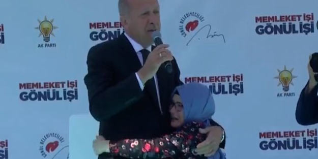 Başkan Erdoğan Şevval ile buluştu!