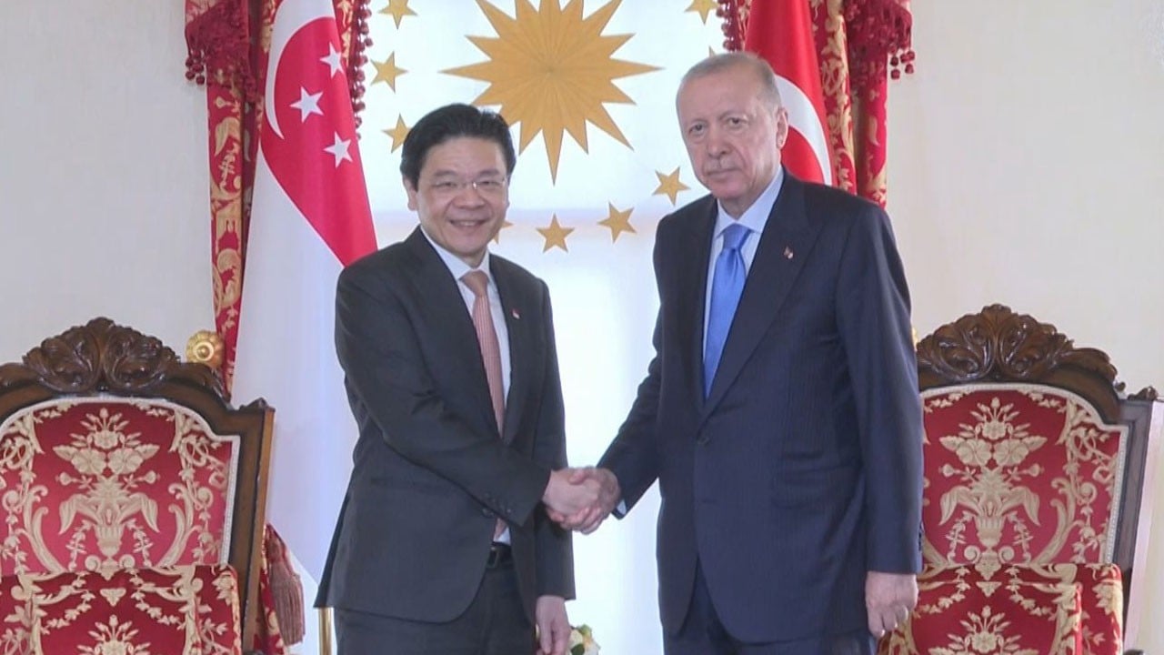Başkan Erdoğan, Singapur Başbakanı Wong'u kabul etti