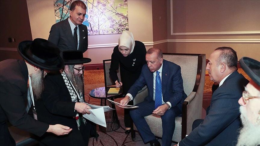 Başkan Erdoğan Siyonizme Karşı Yahudiler Birliği heyetini kabul etti