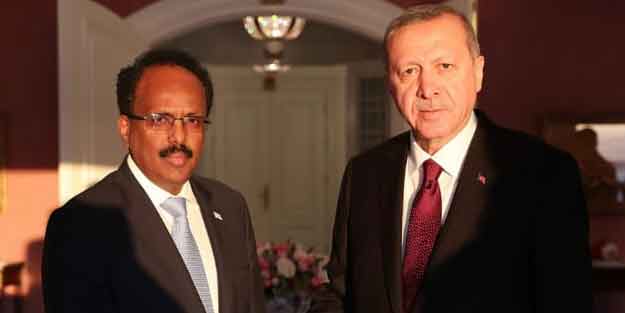 Başkan Erdoğan Somali Cumhurbaşkanı ile görüştü