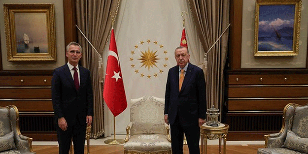 Başkan Erdoğan Stoltenberg'i kabul etti
