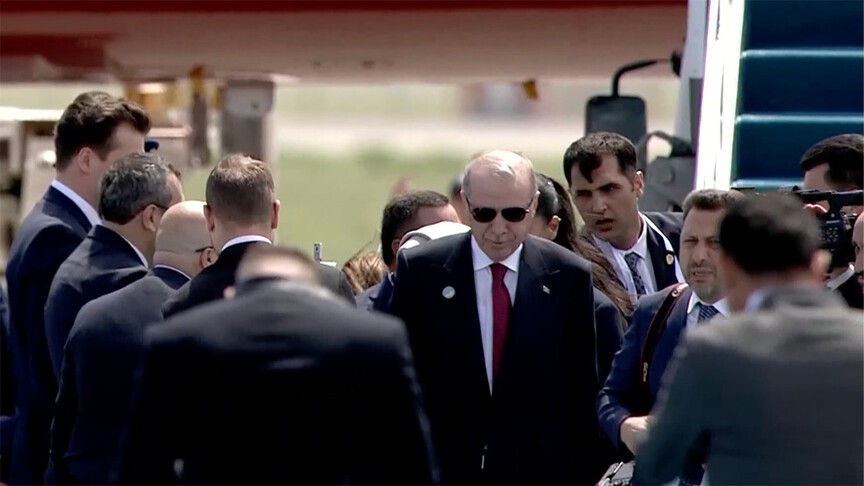 Başkan Erdoğan TDT zirvesi için Türkistan’da
