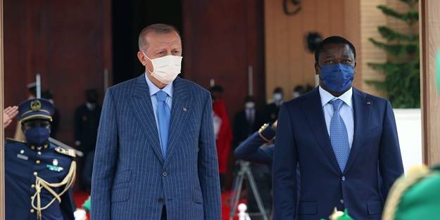 Başkan Erdoğan Togo'da konuştu: Takdire şayan