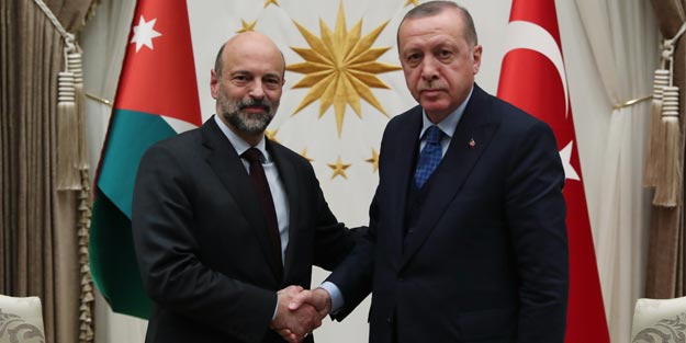 Başkan Erdoğan Ürdün Başbakanı Ömer er-Rezzaz'ı kabul etti