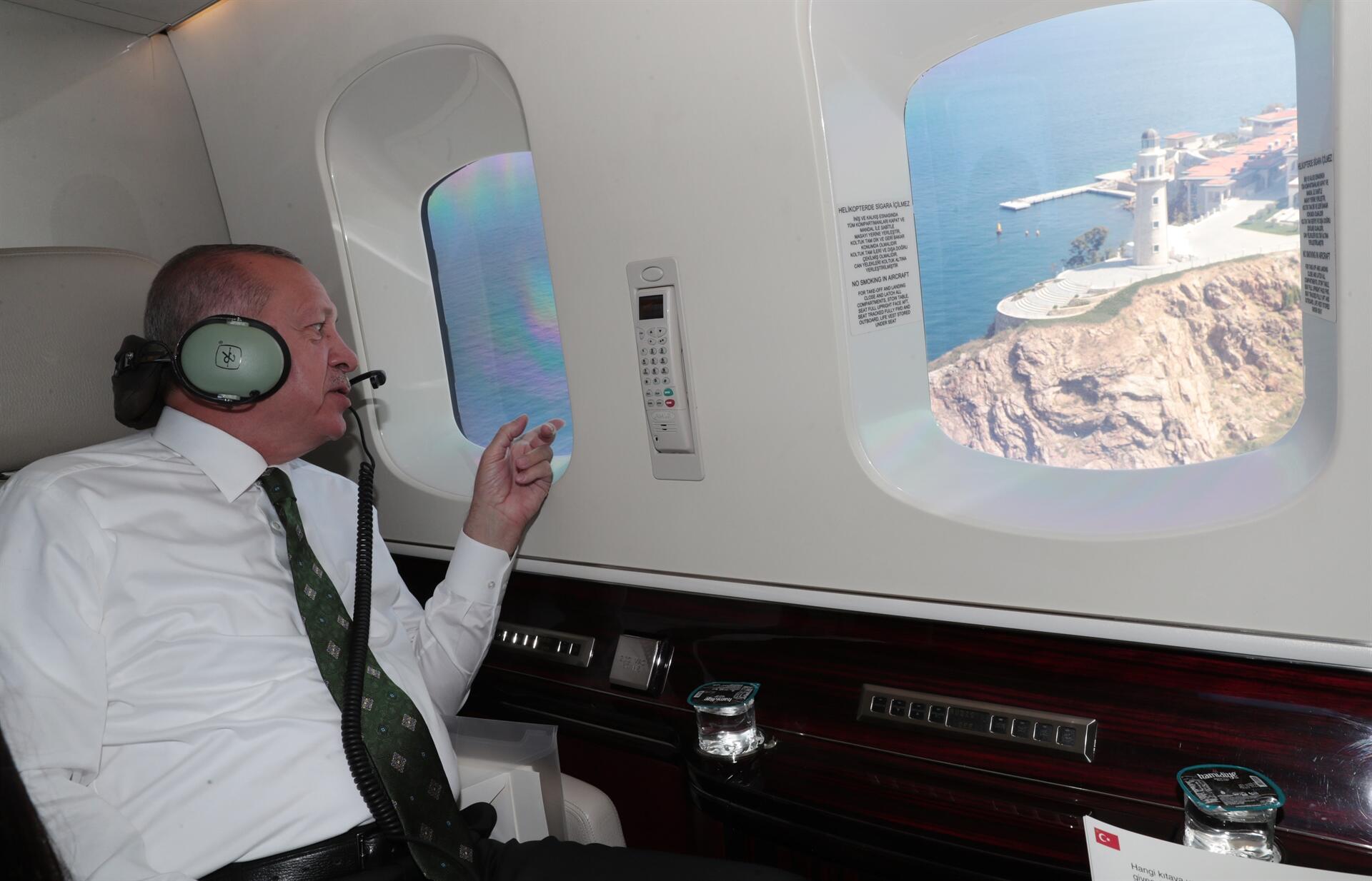 Başkan Erdoğan Yassıada'daki çalışmaları inceledi