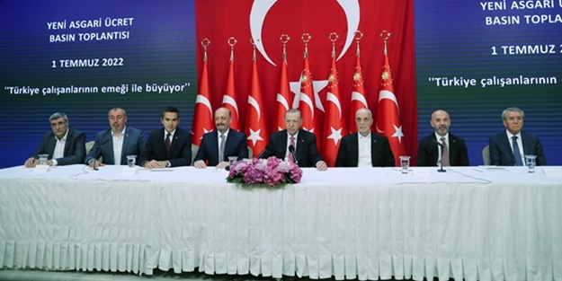 Başkan Erdoğan yeni asgari ücreti açıkladı