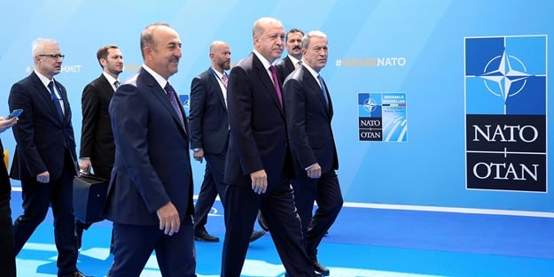 Başkan Erdoğan yeni NATO karargahında!