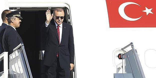 Başkan Erdoğan yurda dönüş yaptı