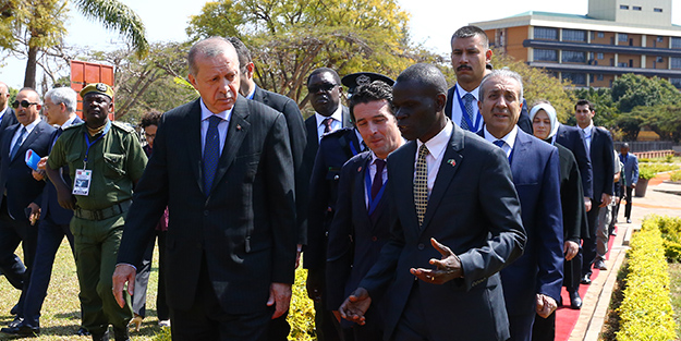 Başkan Erdoğan Zambiya'dan ayrıldı