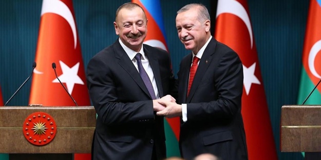 Başkan Erdoğan'dan Aliyev'e 