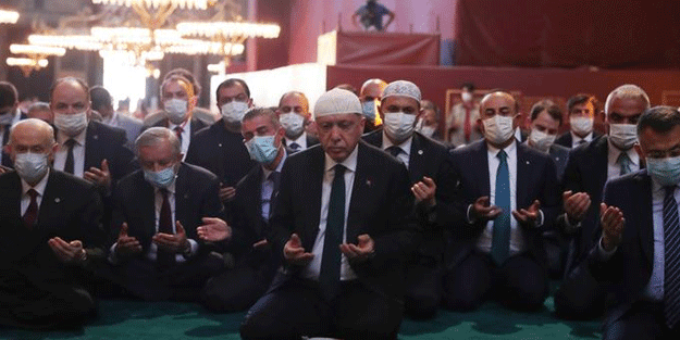 Başkan Erdoğan'dan Ayasofya mesajı