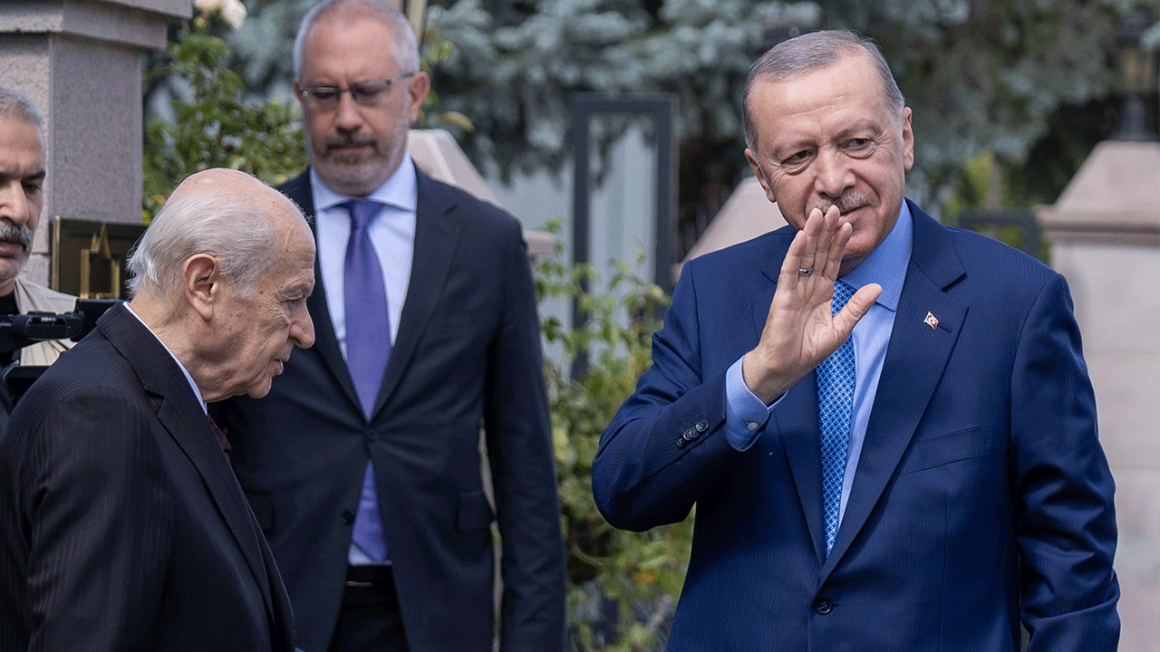 Başkan Erdoğan'dan Bahçeli'ye ziyaret