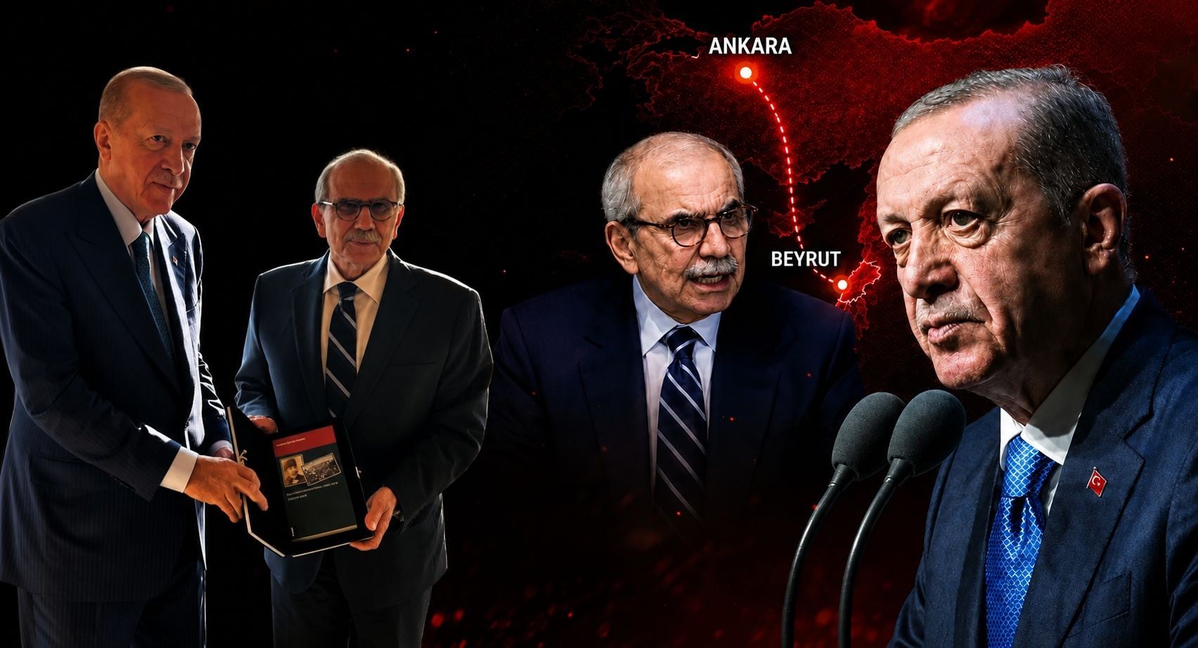 Başkan Erdoğan'dan dikkat çeken hediye: Lübnan Başbakanı'na 'Osmanlı'yı hatırlattı