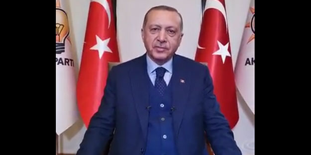 Erdoğan'dan görüntülü doğum günü teşekkürü