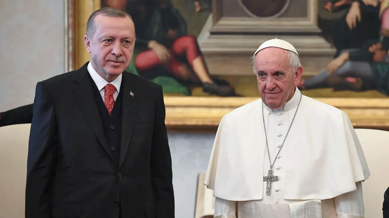 Başkan Erdoğan'dan Papa için taziye mesajı