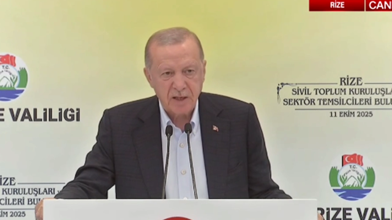 Başkan Erdoğan'dan Rize'de önemli mesajlar: Hayırlı olsun