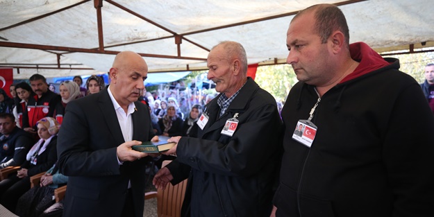 Başkan Erdoğan'dan şehit ailesine taziye telefonu