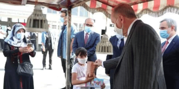 Başkan Erdoğan’ın hareketi mest etti
