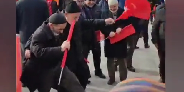 Başkan Erdoğan'ın mitinginde renkli anlar