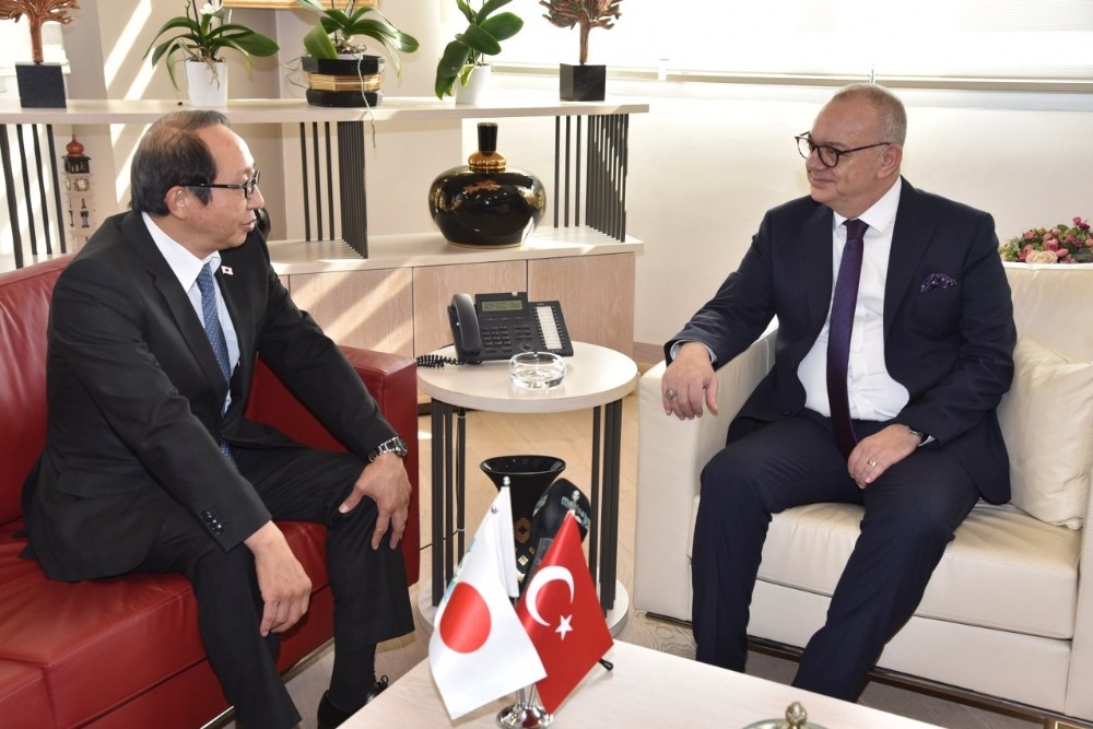 Başkan Ergün, Japonya İstanbul Başkonsolosunu ağırladı 