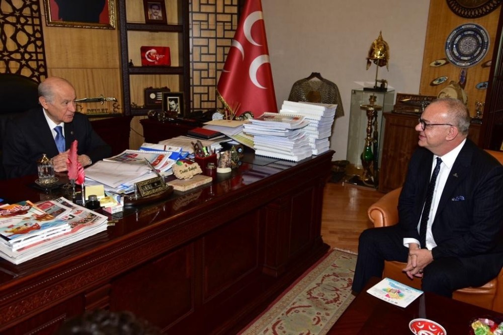 Başkan Ergün, MHP Genel Başkanı Bahçeli ile buluştu 