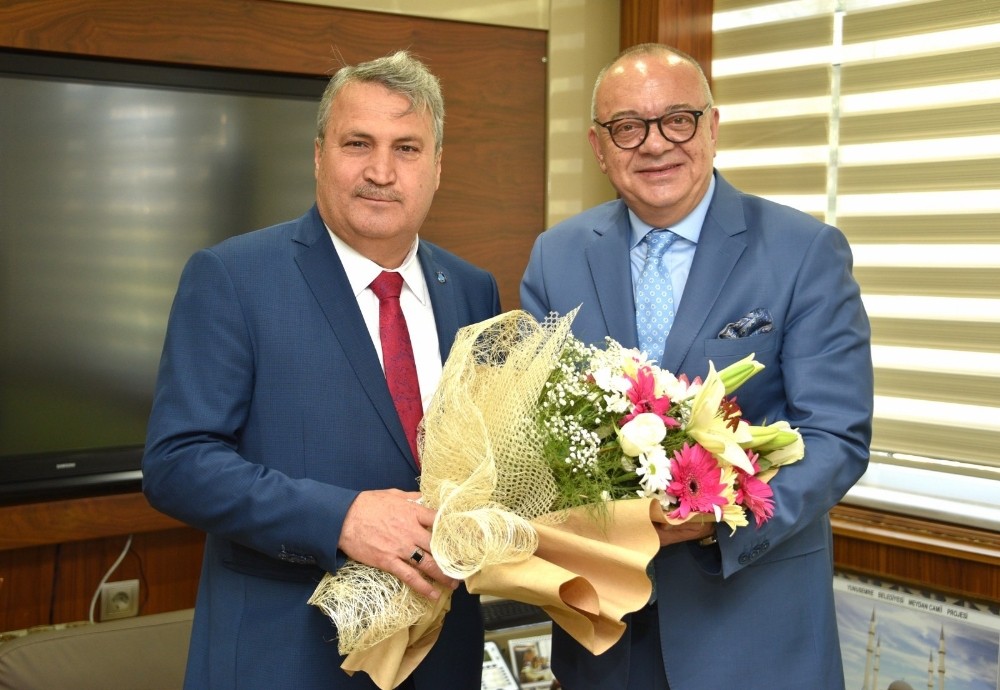 Başkan Ergün’den Başkan Çerçi’ye iade-i ziyaret 