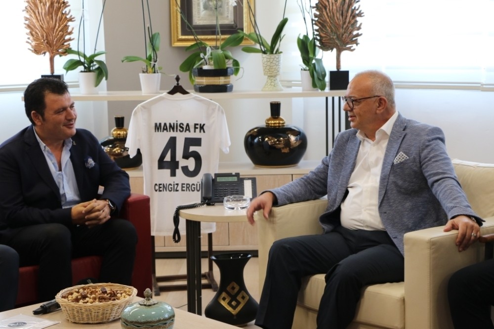 Başkan Ergün’den Manisa FK Başkanı Aktan’a tam destek 