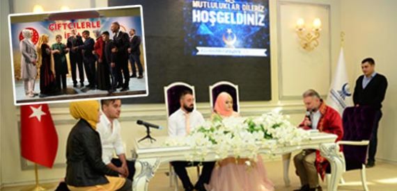 Başkan Ertürk 350 çiftçinin nikahını kıydı