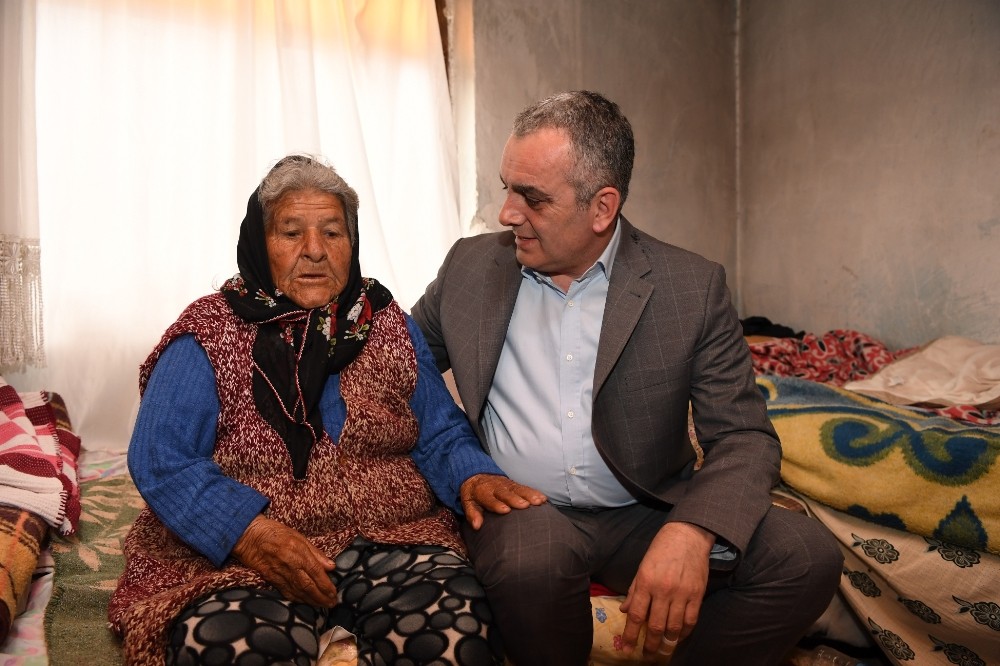 Başkan Esen’den Elif nineye yardım eli 