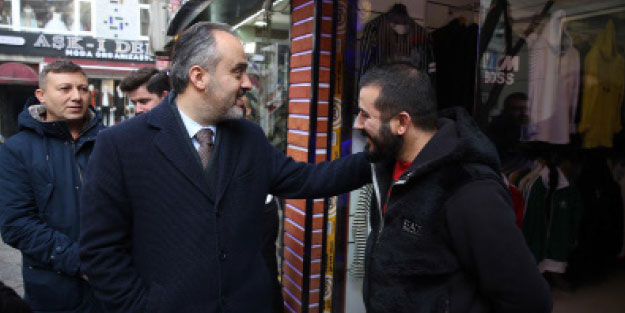 Başkan-esnaf tek yürek