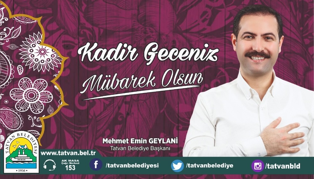 Başkan Geylani’den Kadir Gecesi mesajı 