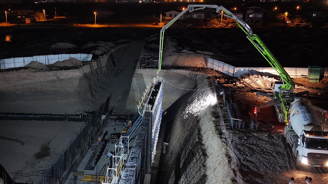 Başkan Görgel, Kılavuzlu İçmesuyu İletim Hattındaki Çalışmaları Yerinde İnceledi