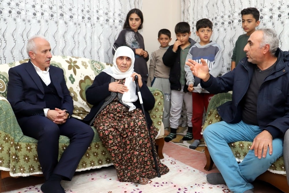 Başkan Gültak, terör mağduru aileye sahip çıktı 